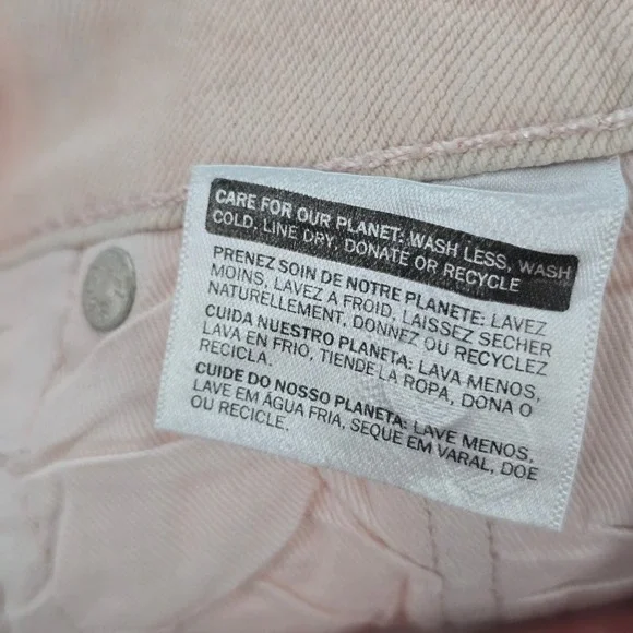 Levi's 569 Loose Straight Shorts Pink‎ Black Tie Dye Mens 38 - Picture 8 of 13